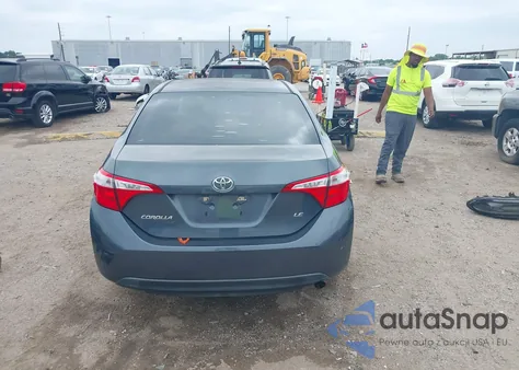 2015 Toyota Corolla Le из США, поврежденный, VIN 5YFBURHEXFP258087